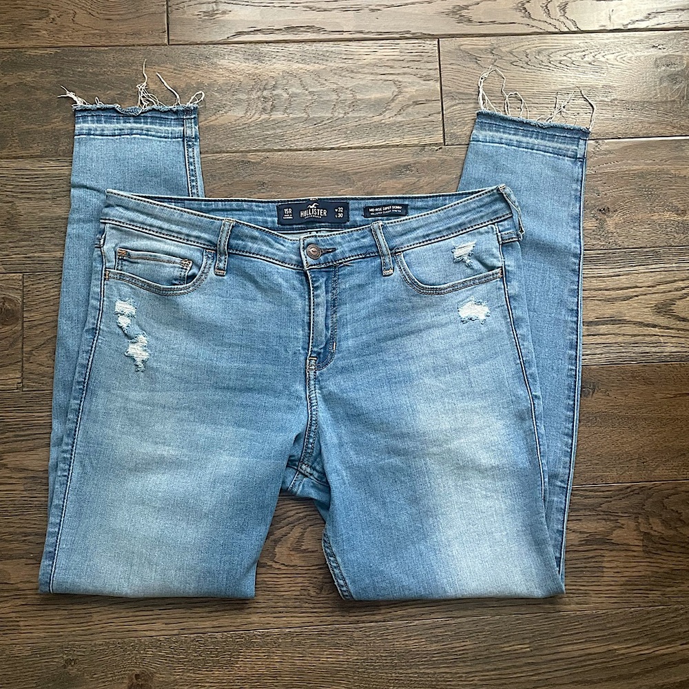 Women's Hollister Mid-Rise Super Skinny Jeans